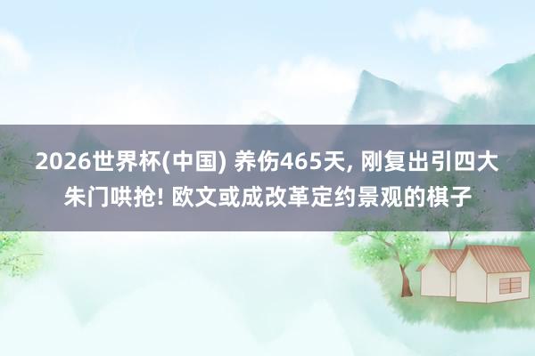2026世界杯(中国) 养伤465天， 刚复出引四大朱门哄抢! 欧文或成改革定约景观的棋子
